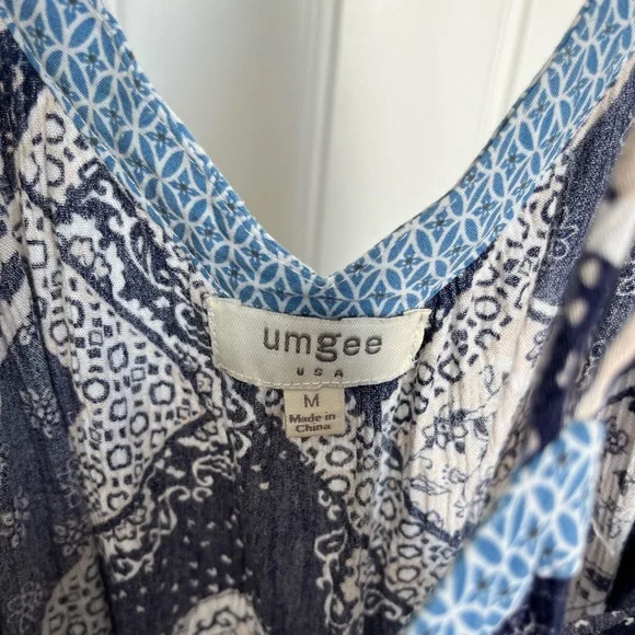 Umgee Mini Floral Flowy Dress - Picture 5 of 6